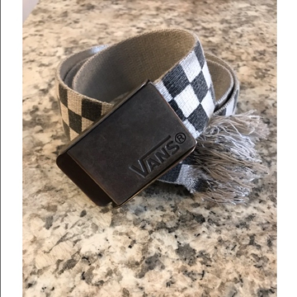 🏁Preloved VANS CHECKERBOARD BELT!🏁